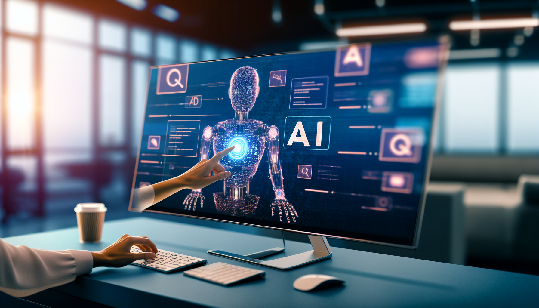 Brand mentions in AI: How to build AI share of voice with GEO and AI branding - AI-generated illustration for GEO
