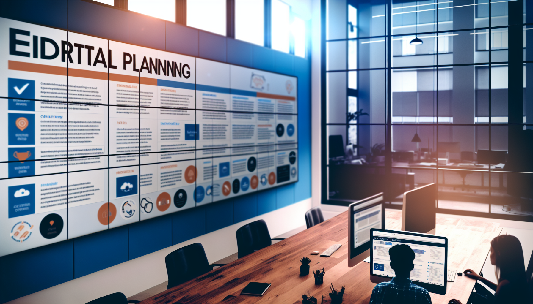 Content ROI measurement: tracking content performance with the right metrics - AI-generated illustration for Content Strategy