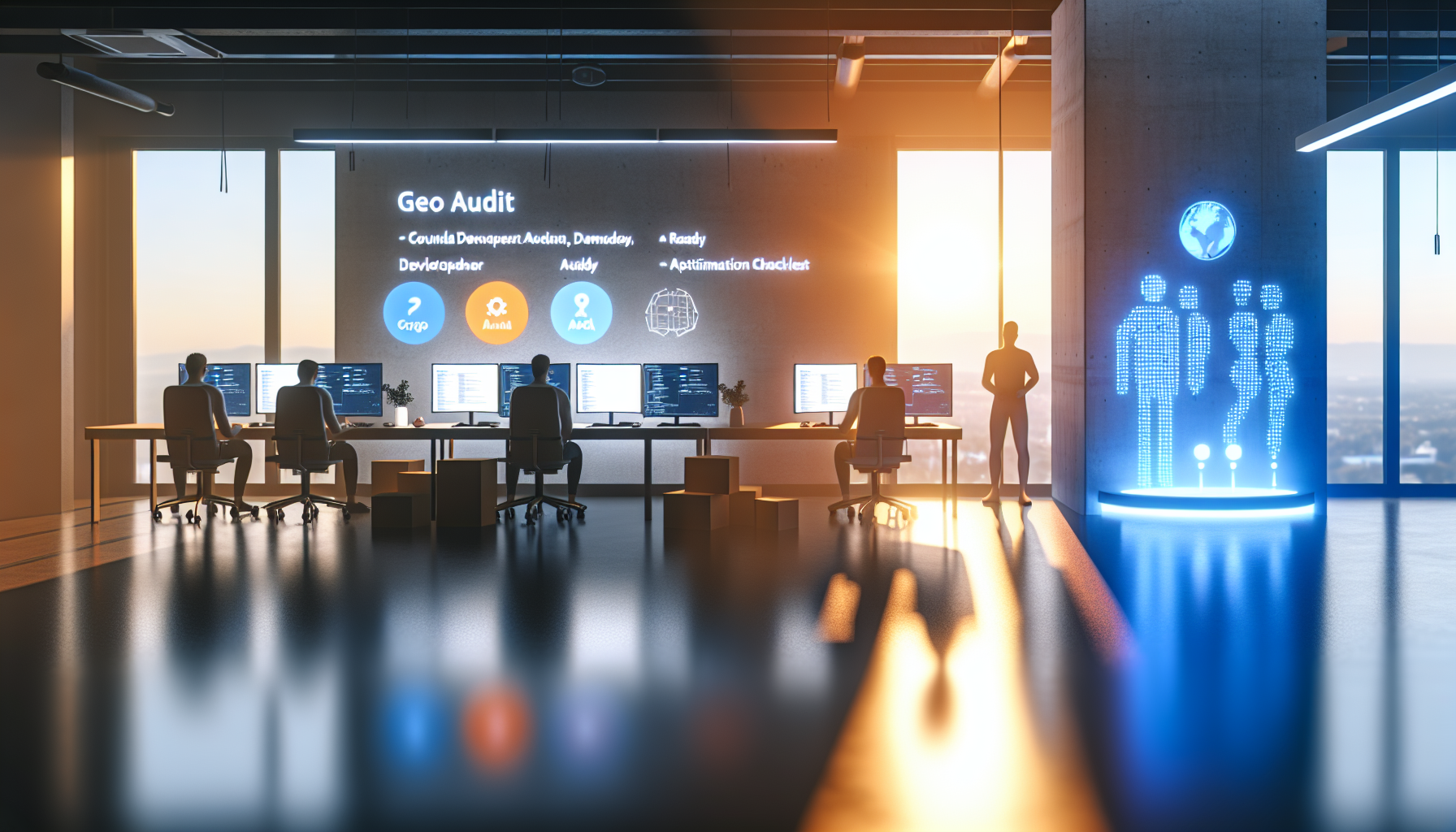 GEO Audit Checklist: Is Your Site AI-Optimized for Generative Search? - AI-generated illustration for GEO