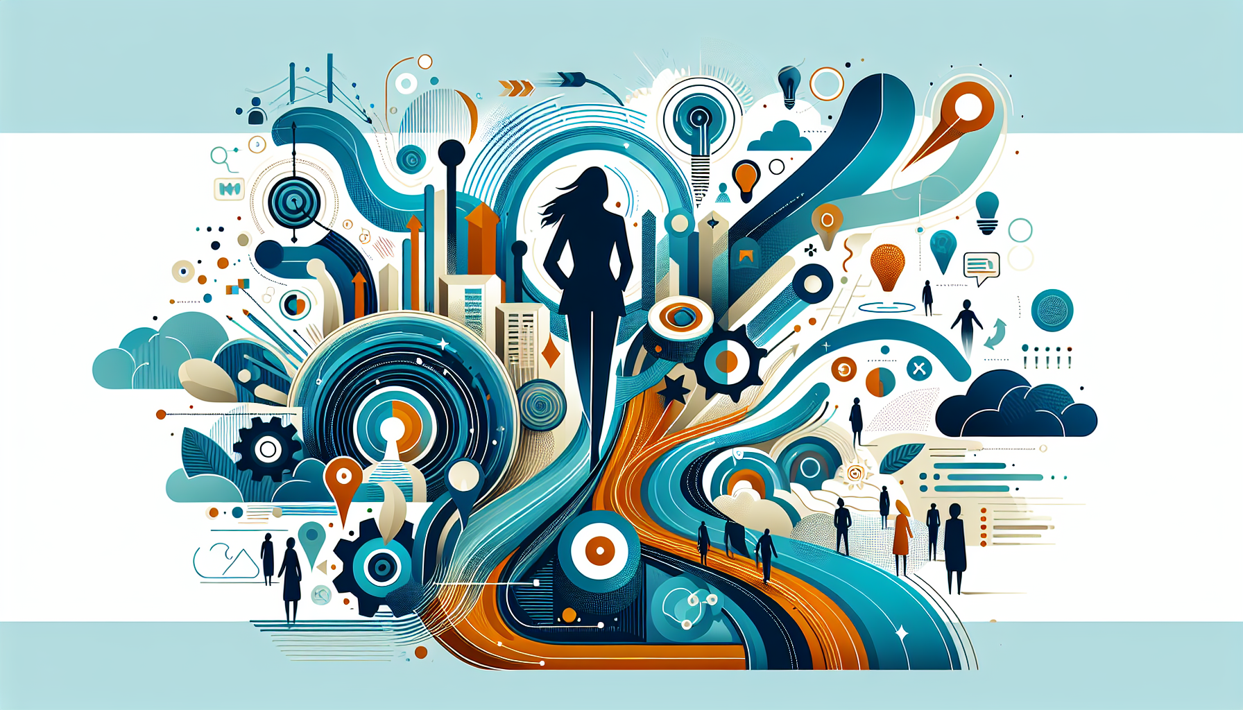 How to get more organic traffic in 2025: A practical, AI-first SEO playbook - AI-generated illustration for SEO