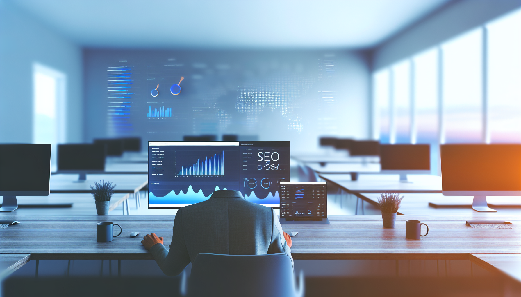 JavaScript SEO for AI search: Rendering considerations for SPAs and client-side rendering - AI-generated illustration for GEO