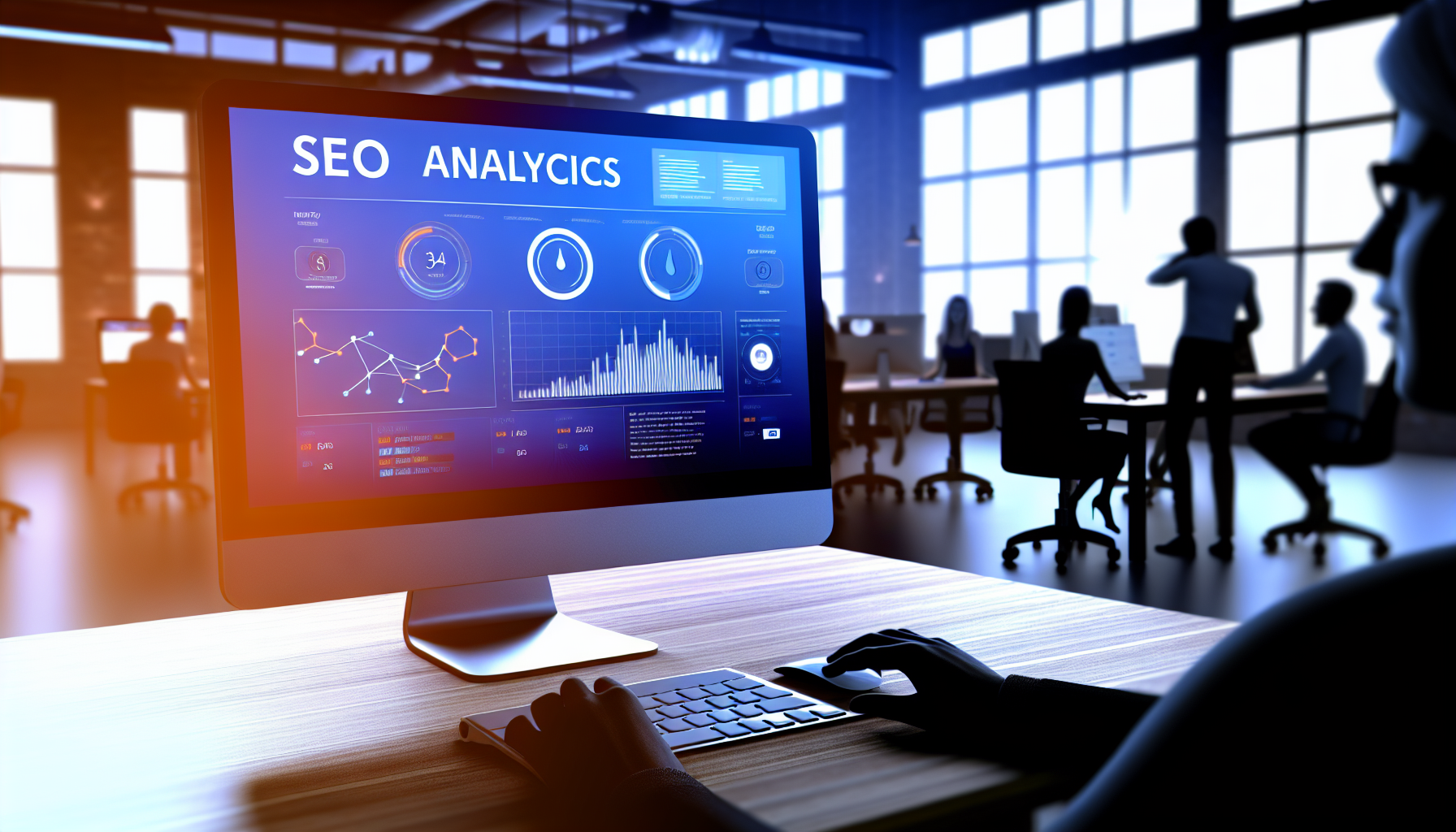 Self-learning SEO: why every business needs an automated SEO system - AI-generated illustration for SEO