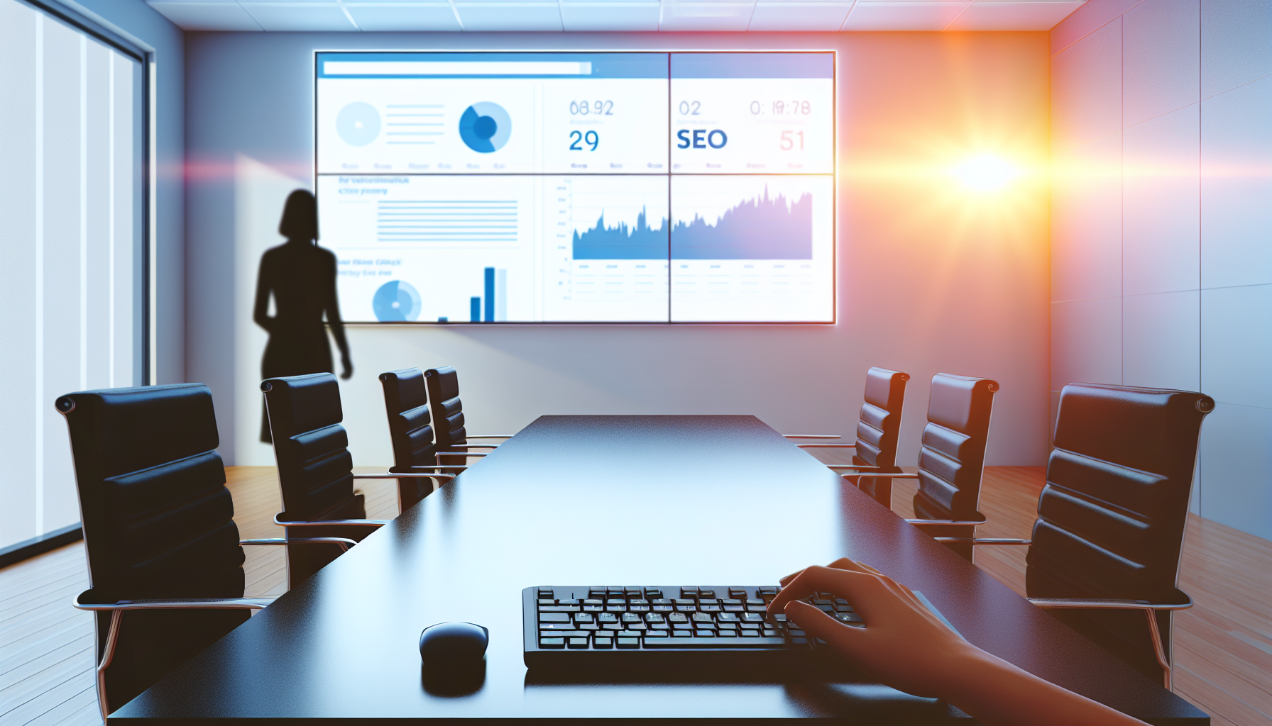 SEO ROI metrics: how to measure SEO and GEO ROI with AI content performance data - AI-generated illustration for Launchmind